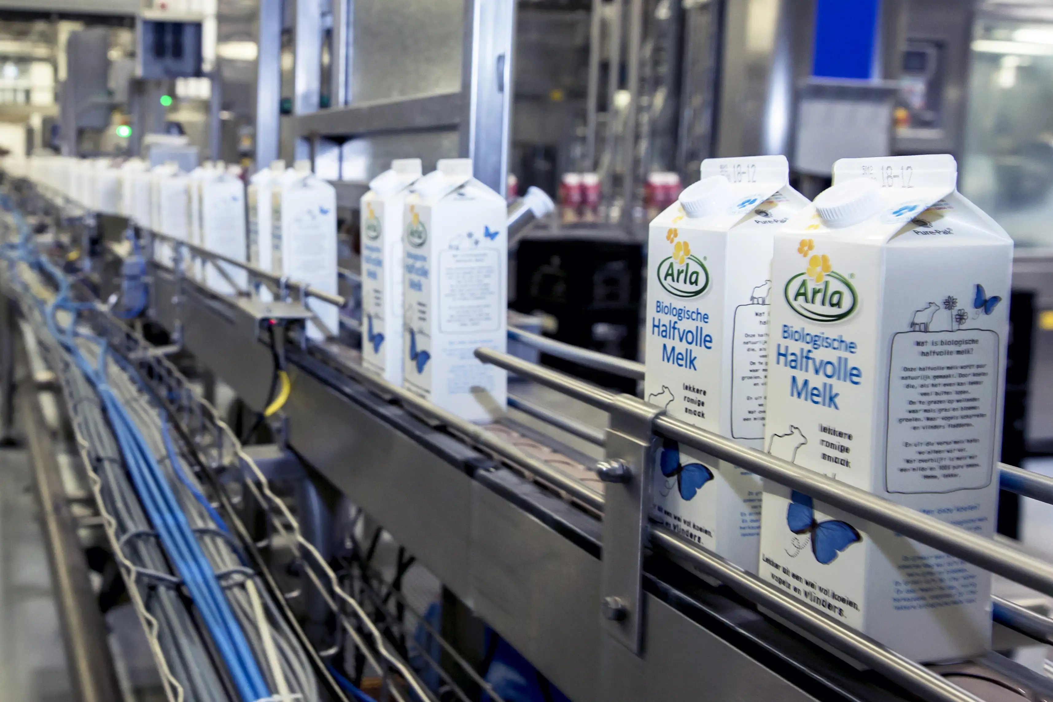 Arla Foods Productieomgeving melkpakken