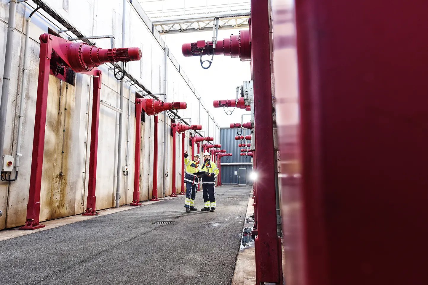Werken in de procesindustrie: buiten aan het werk