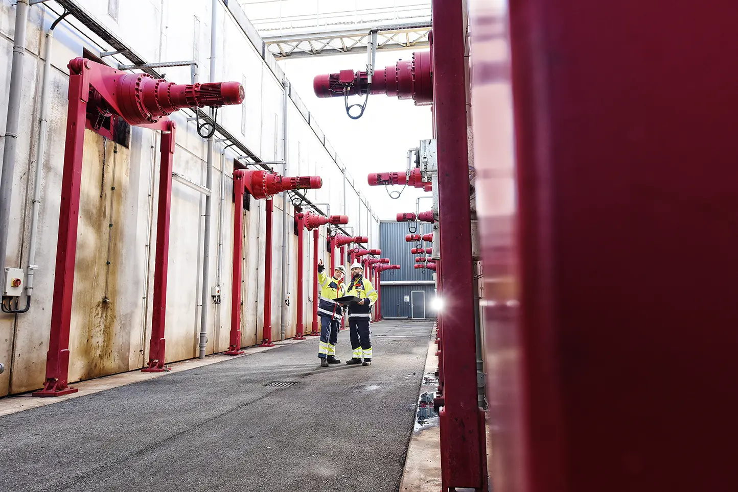 Werken in de procesindustrie: buiten aan het werk